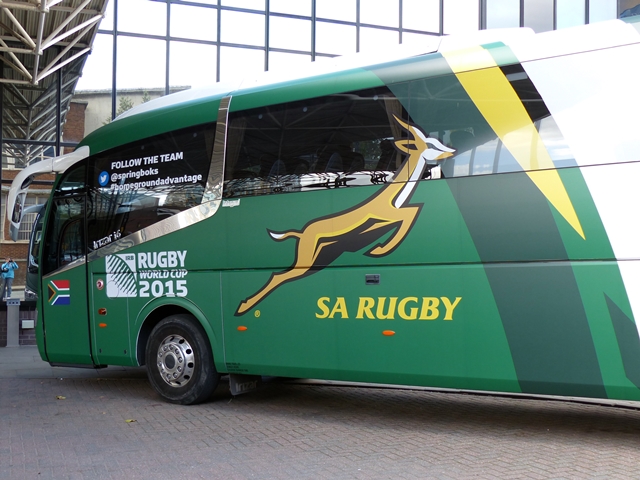 Springbok tour bus